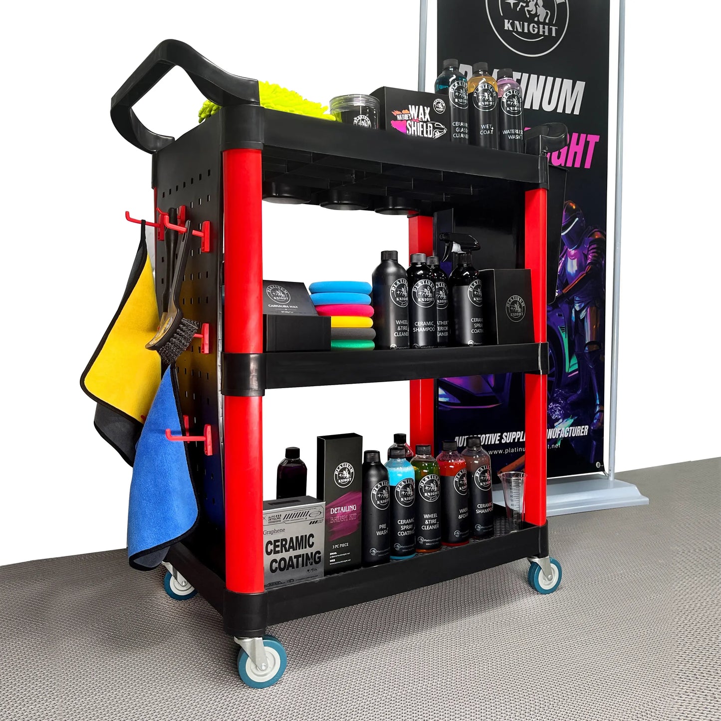 Endless Use Heavy Duty Detailing Cart